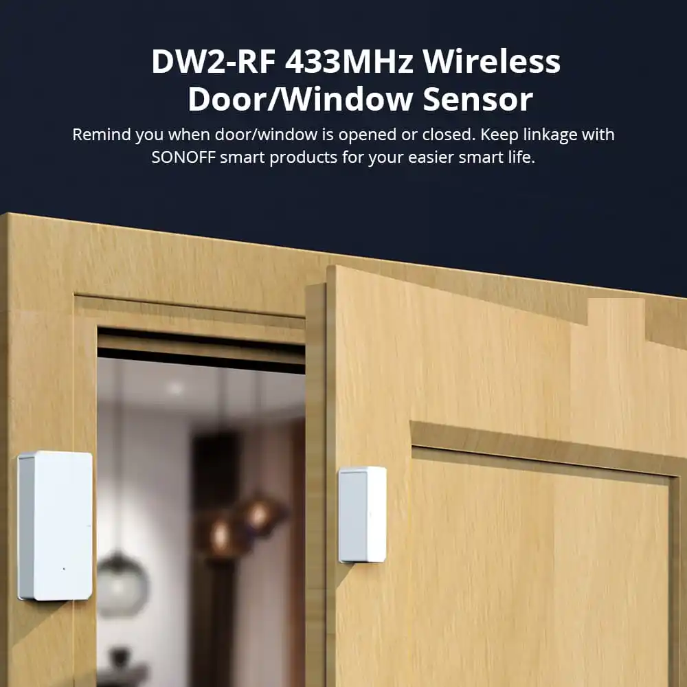 SONOFF DW2-RF – 433MHz RF Wireless Door/Window Sensor 3 SONOFF DW2-RF – 433MHz RF Wireless Door/Window Sensor - Image 3