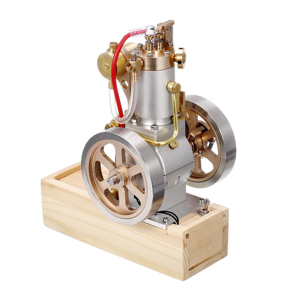 Vertical Hit & Miss Gas Engine Stirling Engine Model Upgraded Version Water Cooling Cycle Engine Collection 1