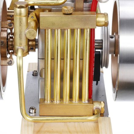 Vertical Hit & Miss Gas Engine Stirling Engine Model Upgraded Version Water Cooling Cycle Engine Collection 6