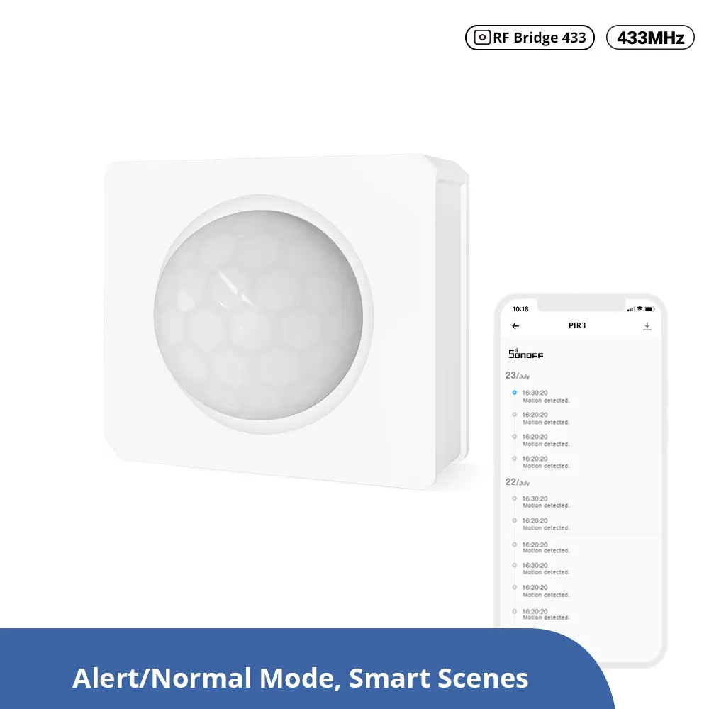 SONOFF PIR3-RF – 433MHZ RF PIR motion sensor 6 SONOFF PIR3-RF – 433MHZ RF PIR motion sensor - Image 6