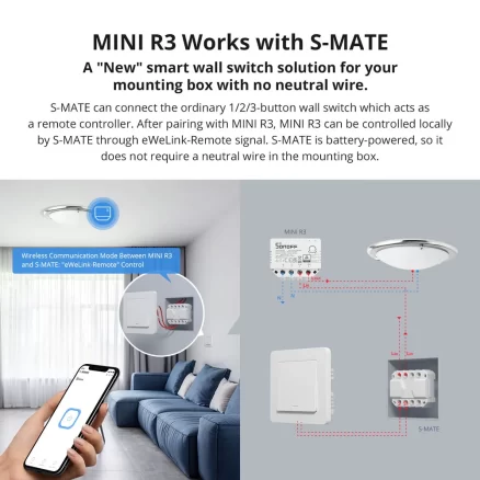 SONOFF S-MATE Switch Mate 5