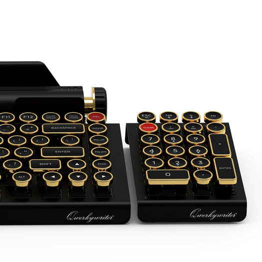 QWERKYWRITER® NUMKEY BLACK GOLD 1 QWERKYWRITER® NUMKEY BLACK GOLD