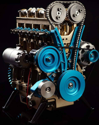 V4 Car Engine Model Full Metal Assembling Four-cylinder Building Kits for Researching Industry Studying/Toy/Gift 5 V4 Car Engine Model Full Metal Assembling Four-cylinder Building Kits for Researching Industry Studying/Toy/Gift - Image 5