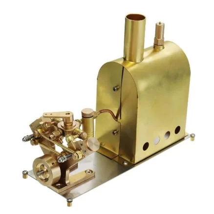 M2C Mini Steam Boiler with Twin Cylinder Marine Steam Engine Stirling Engine Model 5