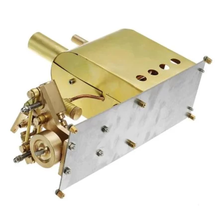 M2C Mini Steam Boiler with Twin Cylinder Marine Steam Engine Stirling Engine Model 2