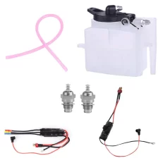 Starter Kit for TOYAN FS-L200 Engine (Glow Plug + Ignition Module + ESC + Oil Tank + Tubing)
