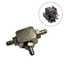 T-shaped Connector Oil Water Shunt for TOYAN FS-L200 Engine / Gasoline Powered Model
