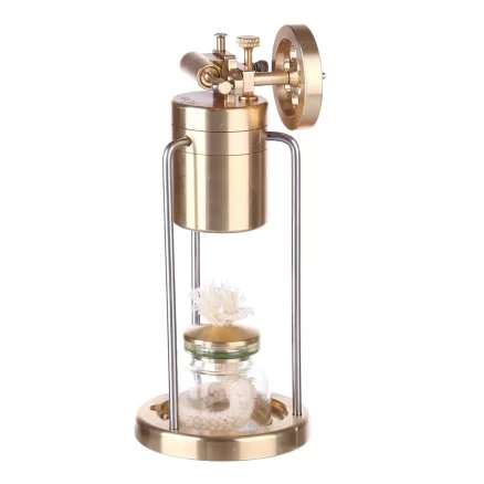 Microcosm Mini Live Steam Engine Brass Stirling Engine Model Science Education 2