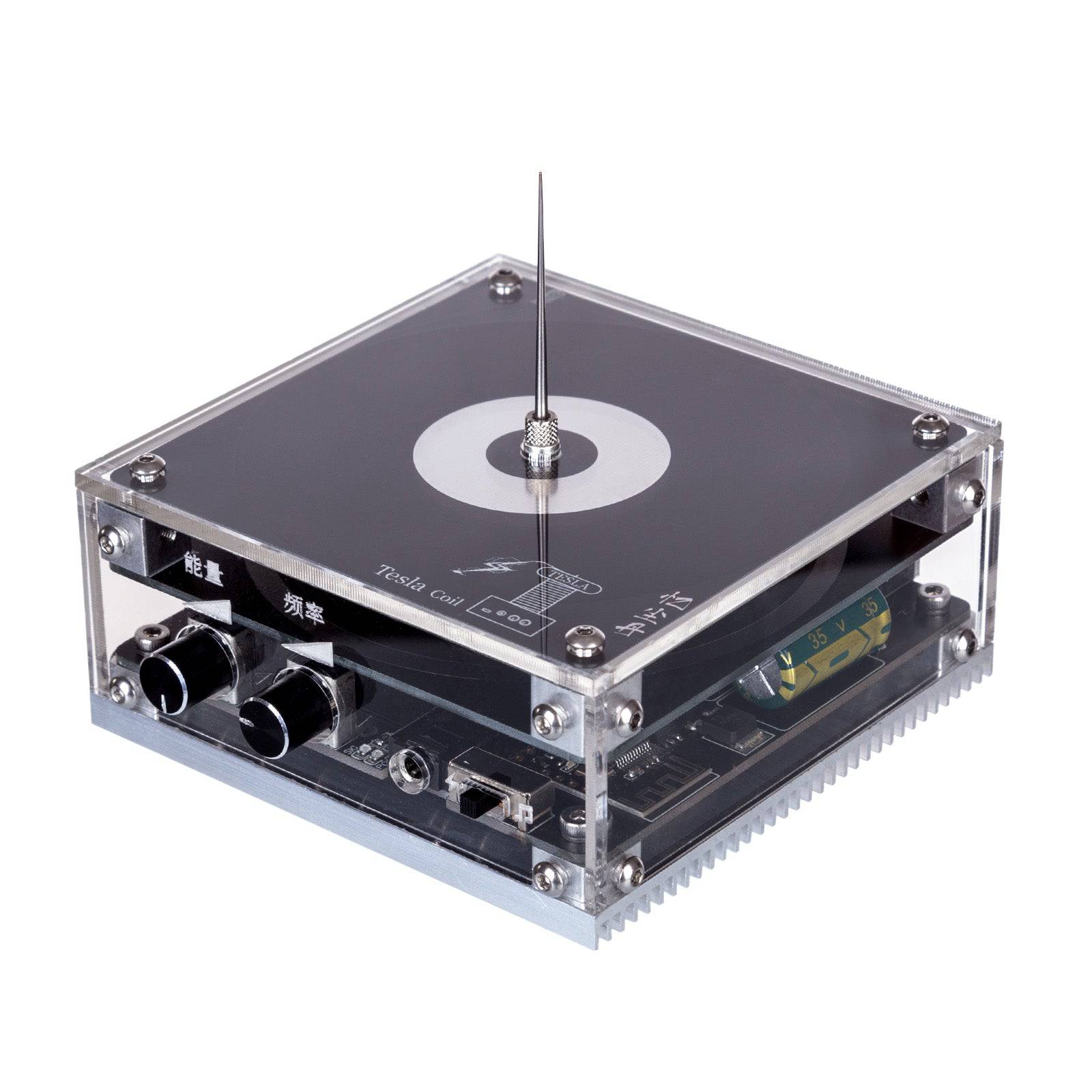 10cm Electronic Musical Tesla Coil Artificial Lightning Magnetic Storm Coil Experimental Toy 48-54V DC 11 10cm Electronic Musical Tesla Coil Artificial Lightning Magnetic Storm Coil Experimental Toy 48-54V DC - Image 11