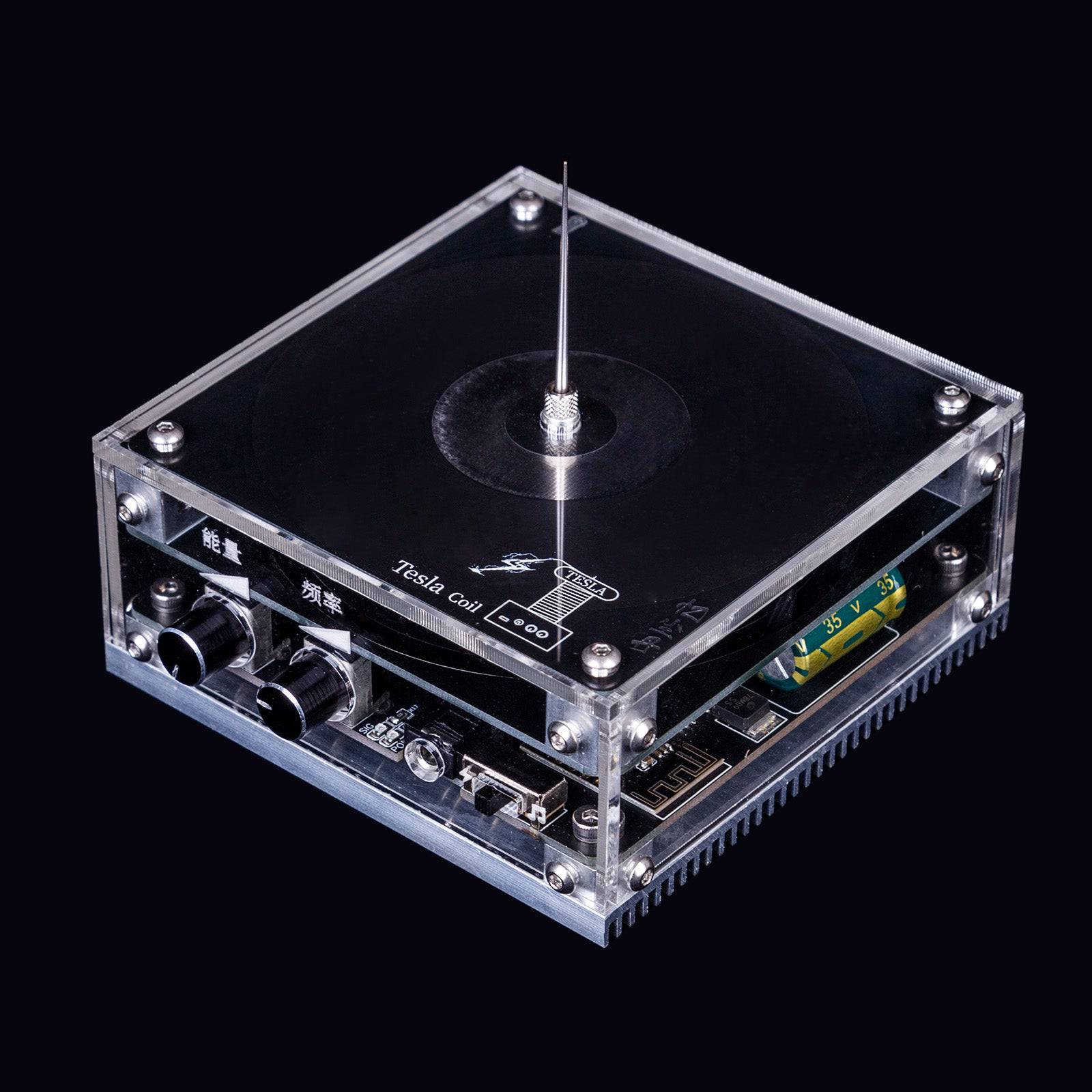 10cm Electronic Musical Tesla Coil Artificial Lightning Magnetic Storm Coil Experimental Toy 48-54V DC 5 10cm Electronic Musical Tesla Coil Artificial Lightning Magnetic Storm Coil Experimental Toy 48-54V DC - Image 5