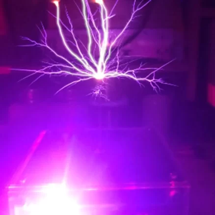 Bluetooth Musical Tesla Coil High-Frequency Arc Lighter Impulse Generator with 48V2A Power Supply 6