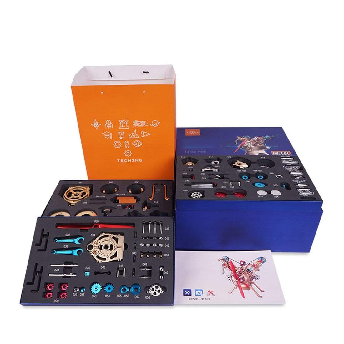 Car Engine Model All-metal Mini Manual Assembly V2 Double-cylinder Toy Collection Decoration 12 Car Engine Model All-metal Mini Manual Assembly V2 Double-cylinder Toy Collection Decoration - Image 12