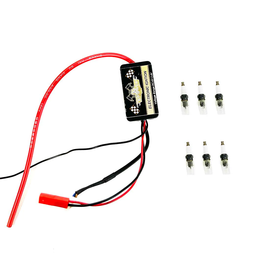 CDI Ignition with Inch Thread 3/16-40 Spark Plug Kit for HOWIN L6-210 Engine Model 2 CDI Ignition with Inch Thread 3/16-40 Spark Plug Kit for HOWIN L6-210 Engine Model - Image 2