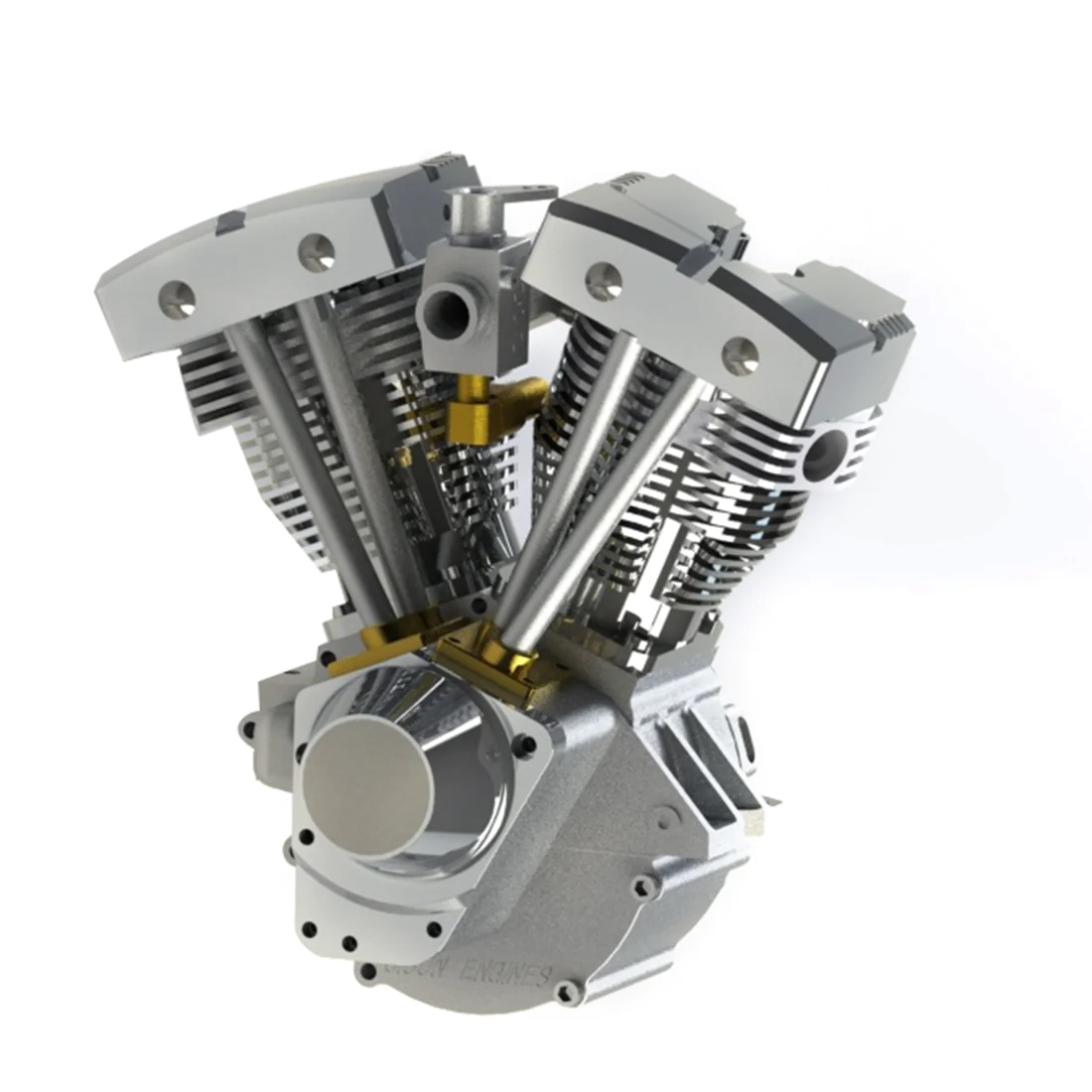 CISON FG-VT157 15.7cc Miniature V-Twin Motorcycle Engine OHV 4 Stroke Air-cooled Gasoline Engine Model 5 CISON FG-VT157 15.7cc Miniature V-Twin Motorcycle Engine OHV 4 Stroke Air-cooled Gasoline Engine Model - Image 5