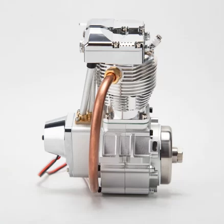 CISON FG-VT157 15.7cc Miniature V-Twin Motorcycle Engine OHV 4 Stroke Air-cooled Gasoline Engine Model 6