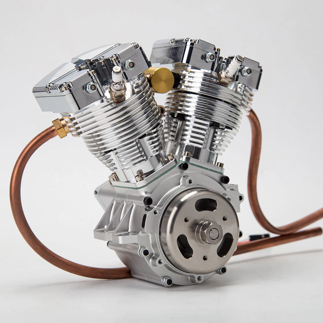 CISON FG-VT157 15.7cc Miniature V-Twin Motorcycle Engine OHV 4 Stroke Air-cooled Gasoline Engine Model 13 CISON FG-VT157 15.7cc Miniature V-Twin Motorcycle Engine OHV 4 Stroke Air-cooled Gasoline Engine Model - Image 13