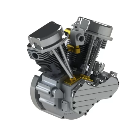 CISON FG-VT9 V2 9cc Four-Stroke Gasoline Engine Model with Metal Base Fuel Tank Full Set 5