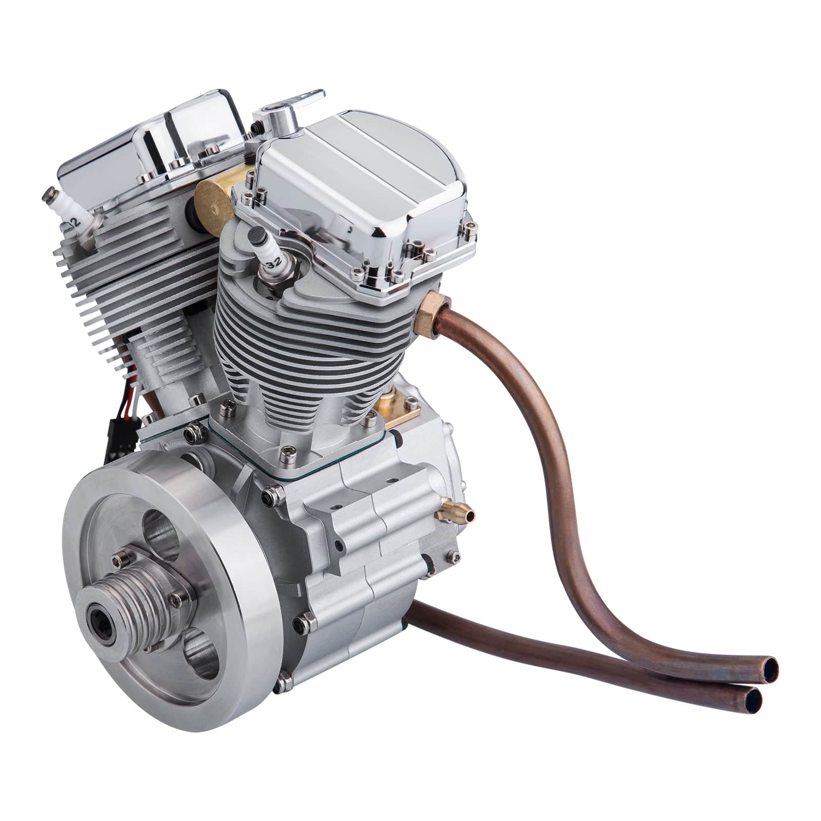 CISON FG-VT9 9cc V-twin V2 Engine Four-stroke Air-cooled Motorcycle RC Gasoline Engine 6 CISON FG-VT9 9cc V-twin V2 Engine Four-stroke Air-cooled Motorcycle RC Gasoline Engine - Image 6