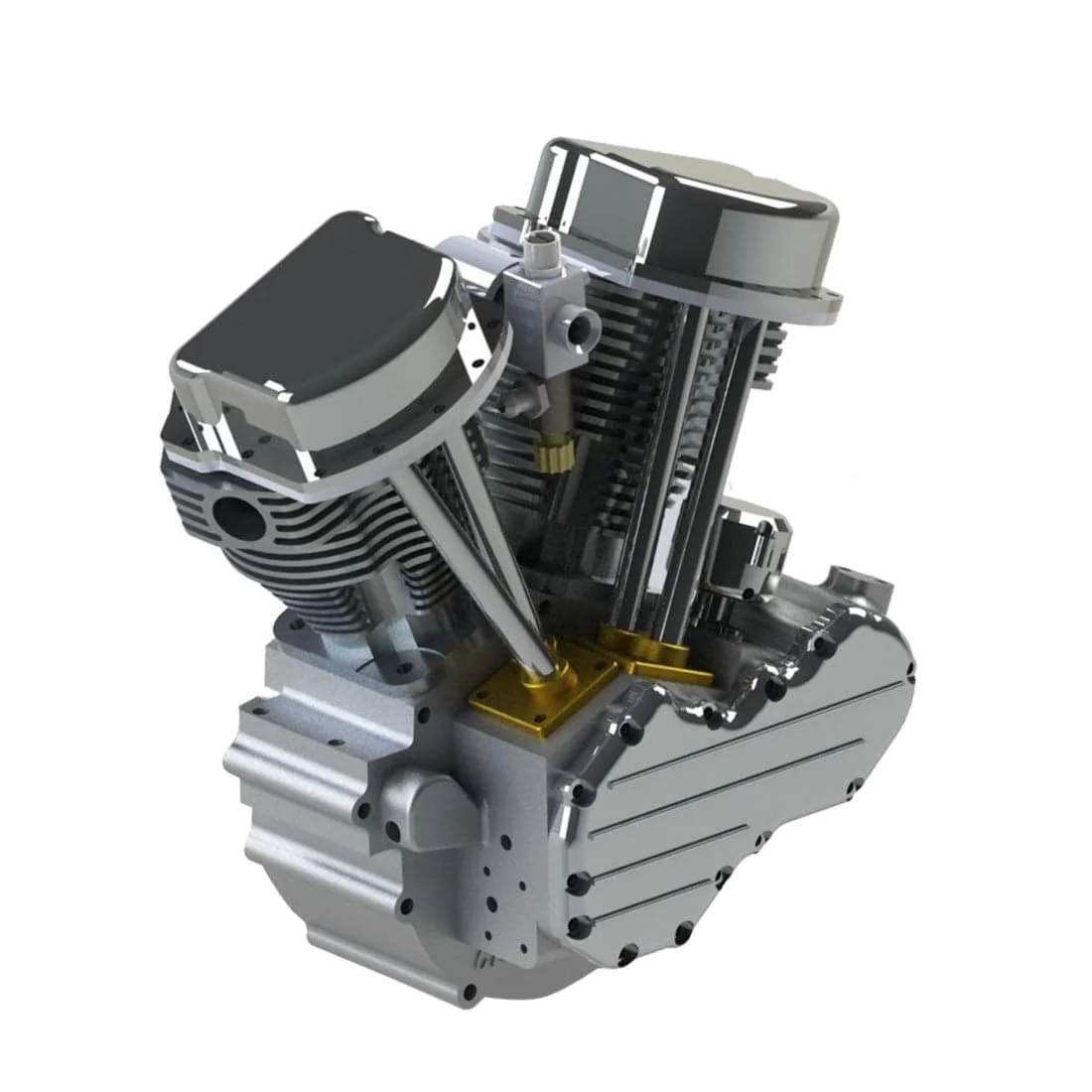 CISON FG-VT9 9cc V-twin V2 Engine Four-stroke Air-cooled Motorcycle RC Gasoline Engine 9 CISON FG-VT9 9cc V-twin V2 Engine Four-stroke Air-cooled Motorcycle RC Gasoline Engine - Image 9