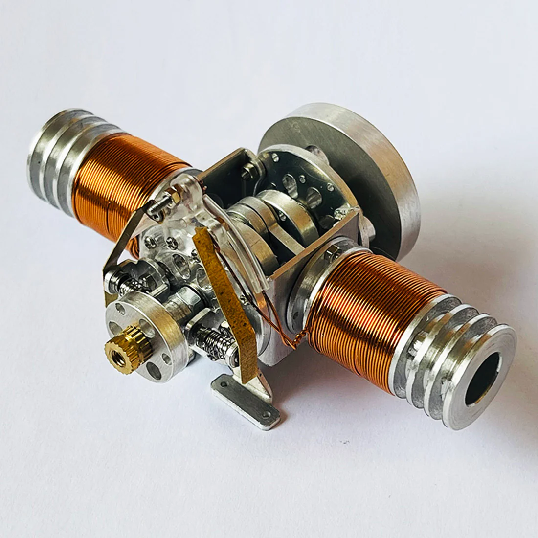 Double Cylinder Electric Flat-twin Solenoid Engine Electromagnetic Motor 6 Double Cylinder Electric Flat-twin Solenoid Engine Electromagnetic Motor - Image 6