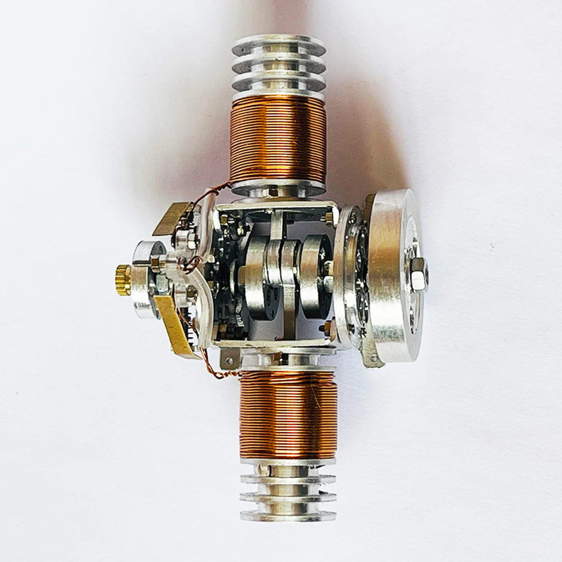 Double Cylinder Electric Flat-twin Solenoid Engine Electromagnetic Motor 8 Double Cylinder Electric Flat-twin Solenoid Engine Electromagnetic Motor - Image 8