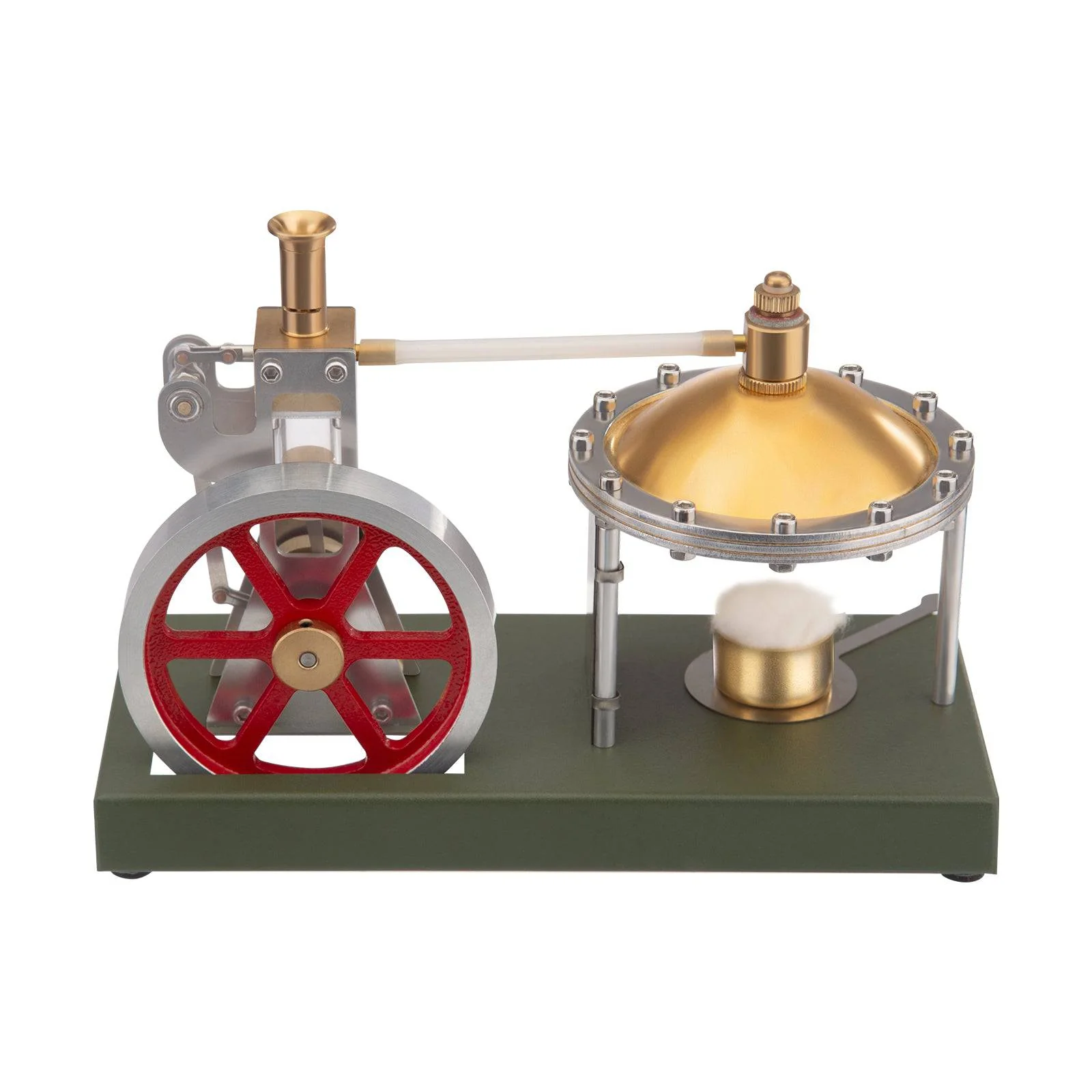 ENJOMOR Assembly Vertical Hero's Steam Engine Model with Boiler DIY KIT 1