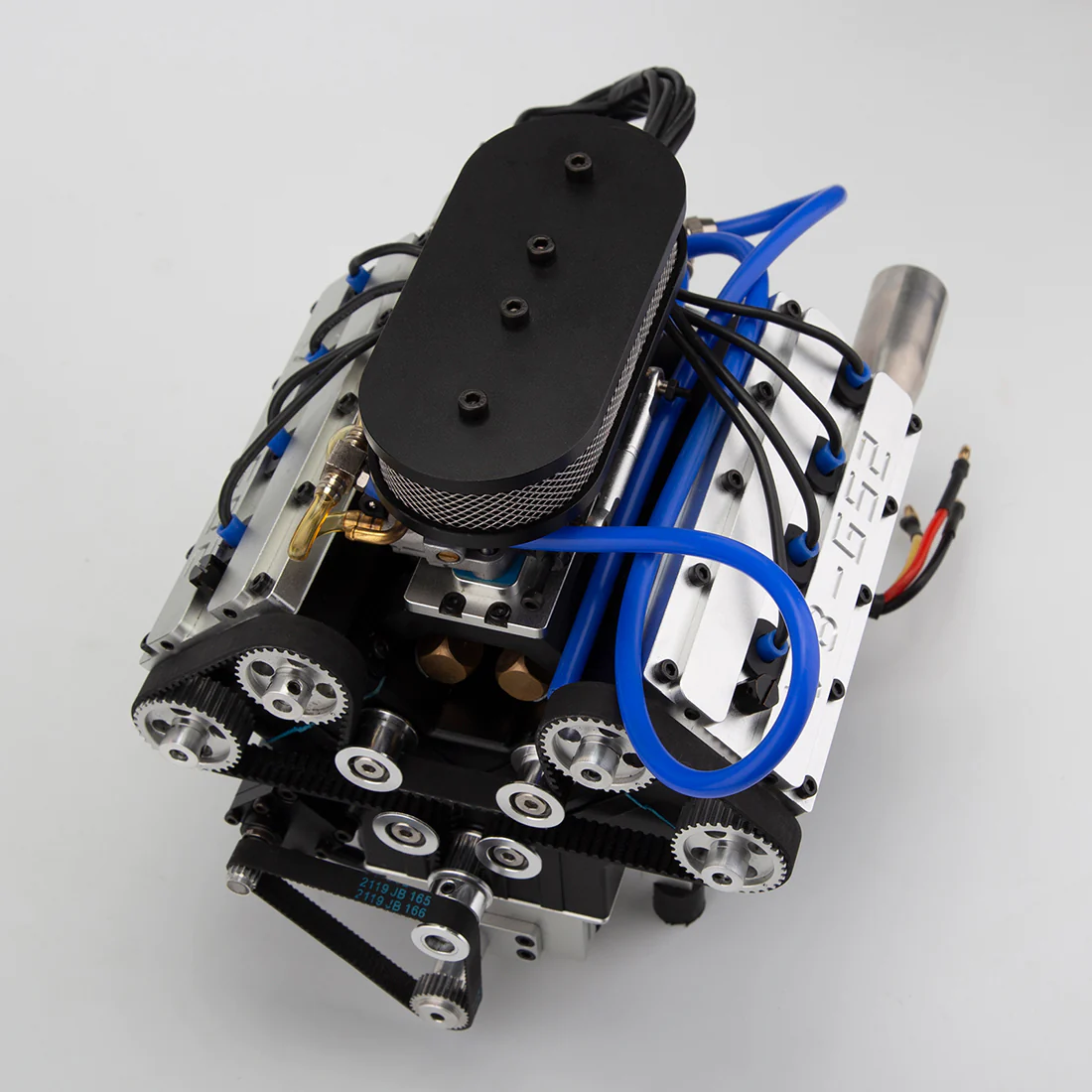 ENJOMOR V8 78CC GS-V8 Working Scale Model Engine Gas DOHC 4 Stroke Water-cooled Pre-Order 5 ENJOMOR V8 78CC GS-V8 Working Scale Model Engine Gas DOHC 4 Stroke Water-cooled Pre-Order - Image 5