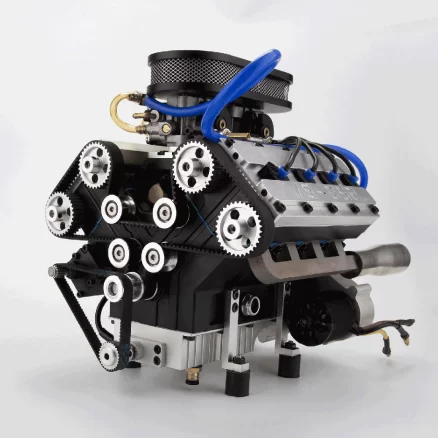 ENJOMOR V8 GS-V8 78CC DOHC Gasoline Water-cooled V8 Engine That Works with Starter Kit Full Set Pre-order 4