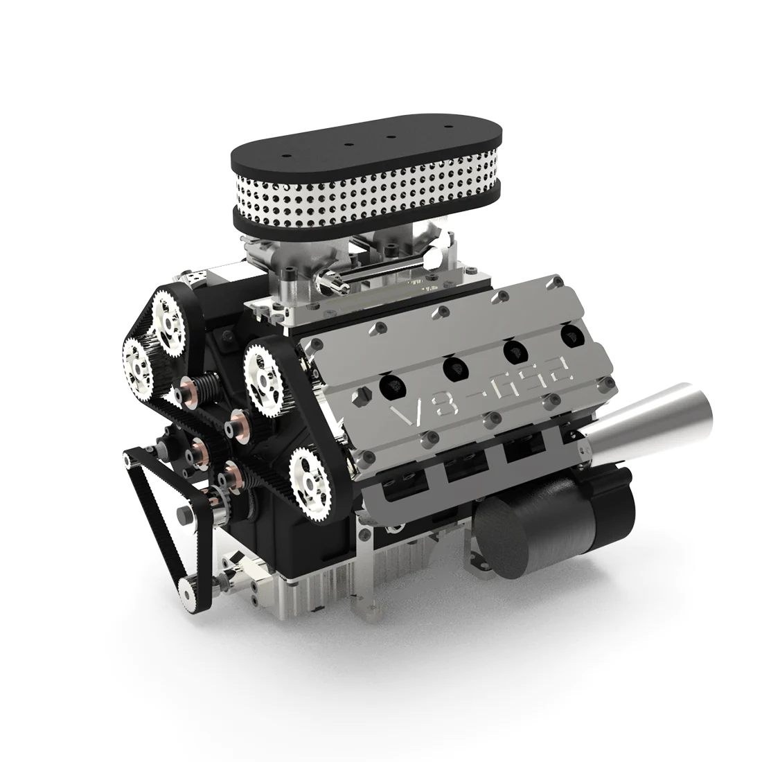 ENJOMOR V8 78CC GS-V8 Working Scale Model Engine Gas DOHC 4 Stroke Water-cooled Pre-Order 1
