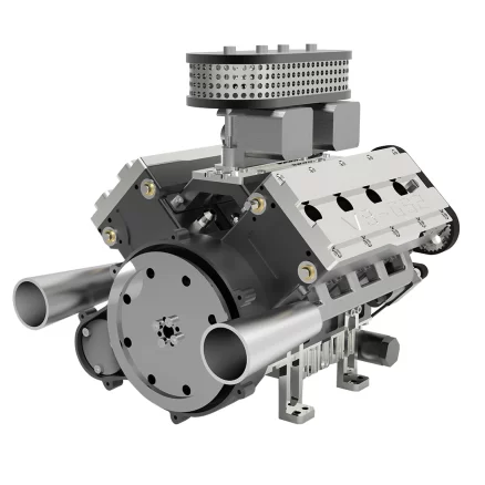 ENJOMOR V8 GS-V8 78CC DOHC Gasoline Water-cooled V8 Engine That Works with Starter Kit Full Set Pre-order 8
