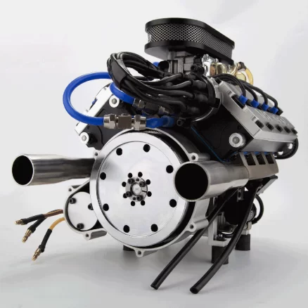 ENJOMOR V8 GS-V8 78CC DOHC Gasoline Water-cooled V8 Engine That Works with Starter Kit Full Set Pre-order 13