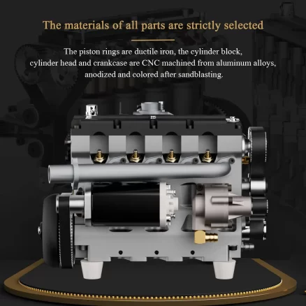 HOWIN L4-172 17.2cc SOHC Inline 4 Cylinder FOUR Stroke 15000 rpm Nitro RC Engine 13
