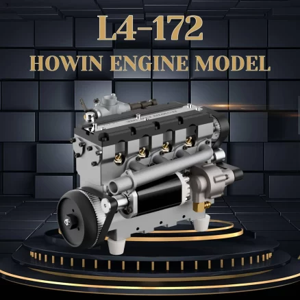 HOWIN L4-172 17.2cc SOHC Inline 4 Cylinder FOUR Stroke 15000 rpm Nitro RC Engine 17