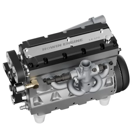 HOWIN L4-172 17.2cc SOHC Inline 4 Cylinder FOUR Stroke 15000 rpm Nitro RC Engine 18