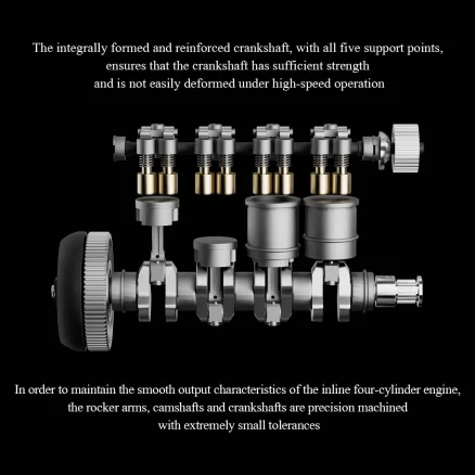 HOWIN L4-172 17.2cc SOHC Inline 4 Cylinder FOUR Stroke 15000 rpm Nitro RC Engine 7