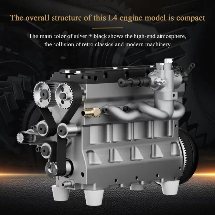HOWIN L4-172 17.2cc SOHC Inline 4 Cylinder FOUR Stroke 15000 rpm Nitro RC Engine 10