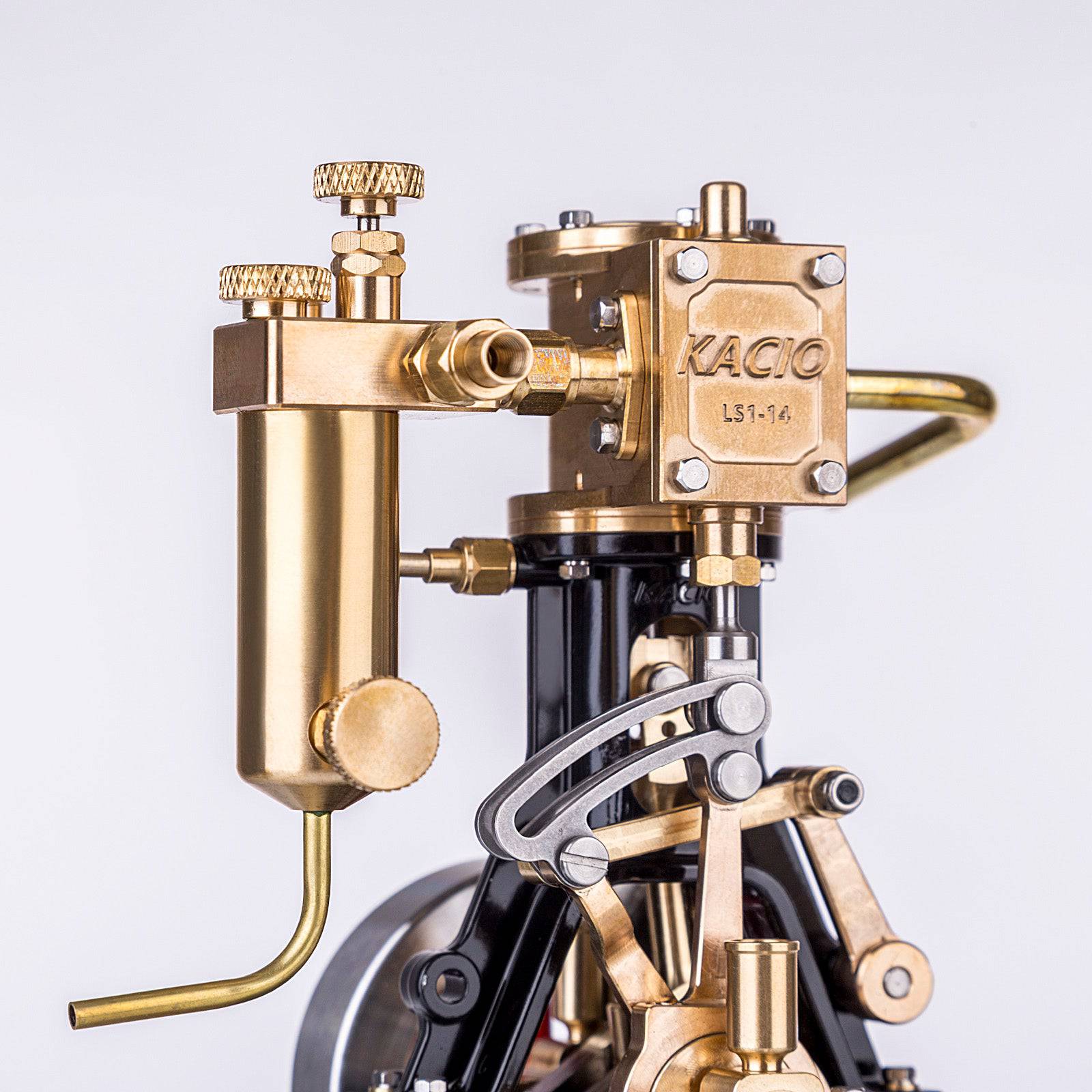 KACIO LS1-14 Inline Single Cylinder Reciprocating Steam Engine Piston Engines Model for 60cm+ Boat Ship (without Boiler) 5 KACIO LS1-14 Inline Single Cylinder Reciprocating Steam Engine Piston Engines Model for 60cm+ Boat Ship (without Boiler) - Image 5