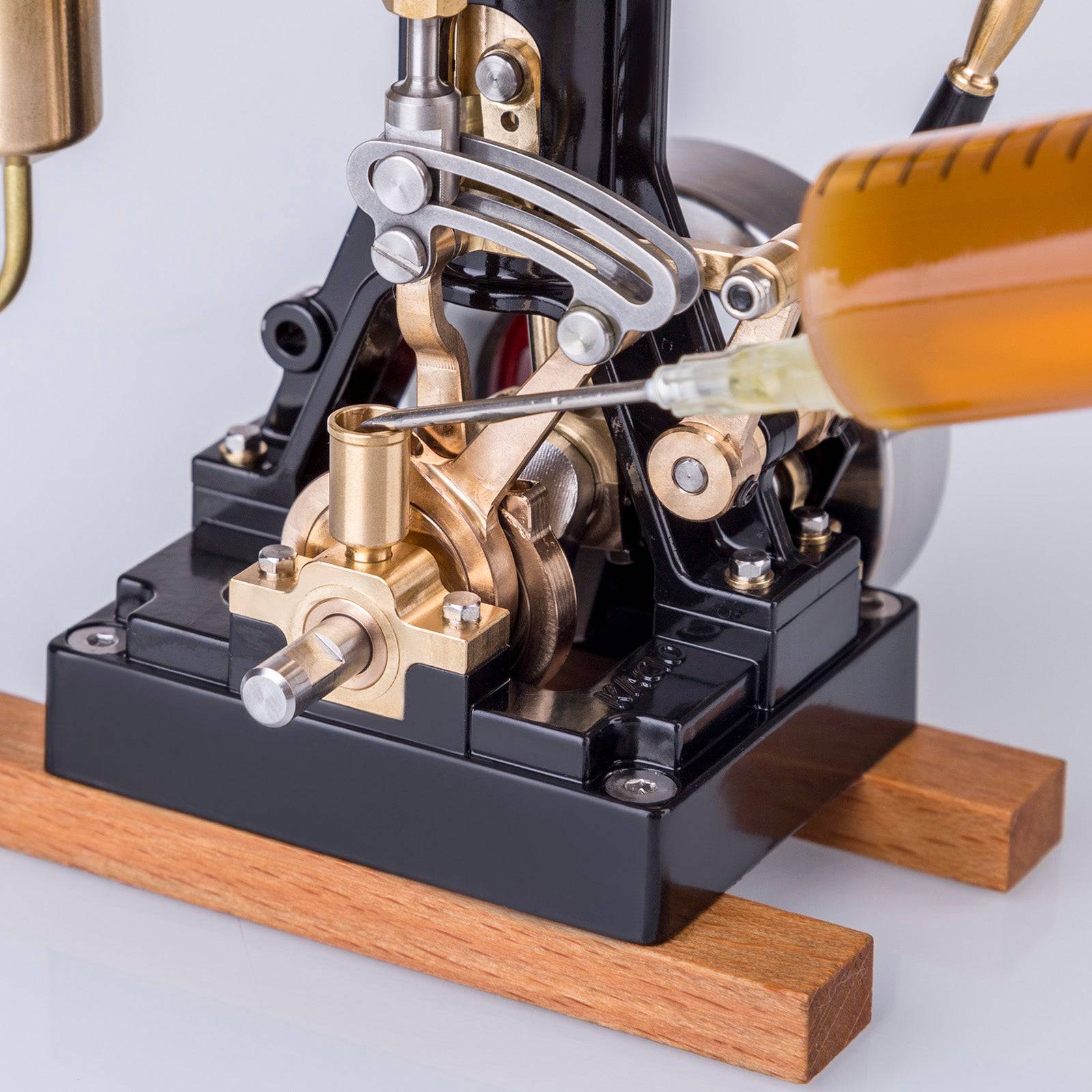 KACIO LS1-14 Inline Single Cylinder Reciprocating Steam Engine Piston Engines Model for 60cm+ Boat Ship (without Boiler) 11 KACIO LS1-14 Inline Single Cylinder Reciprocating Steam Engine Piston Engines Model for 60cm+ Boat Ship (without Boiler) - Image 11