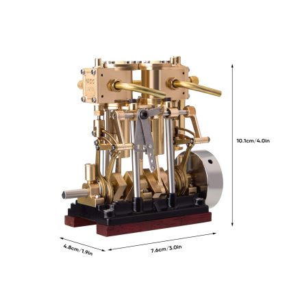KACIO LS2-13S Two Cylinder Reciprocating Steam Engine Model for 80-120CM Steamship 6