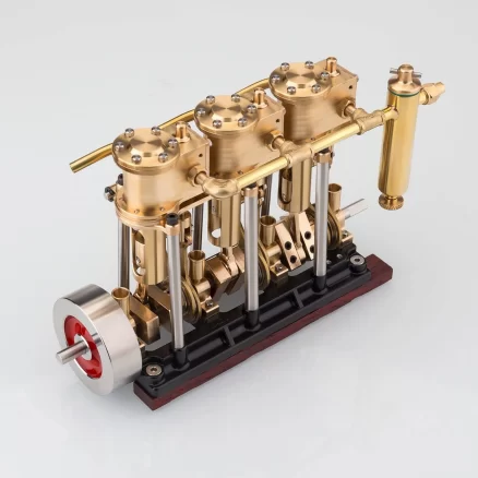 KACIO LS3-13S Three Cylinder Triple Steam Engine Model for 80-120CM Steamship 11