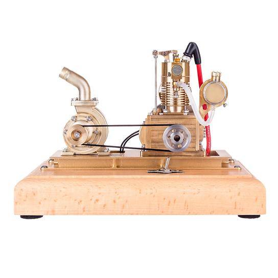 M16 Wooden Base with Water Pump Upgrade Kit for M16C Mini Vertical Gasoline Engine 14 M16 Wooden Base with Water Pump Upgrade Kit for M16C Mini Vertical Gasoline Engine - Image 14