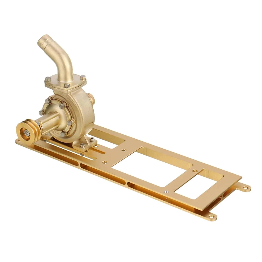 M16 Wooden Base with Water Pump Upgrade Kit for M16C Mini Vertical Gasoline Engine 2 M16 Wooden Base with Water Pump Upgrade Kit for M16C Mini Vertical Gasoline Engine - Image 2