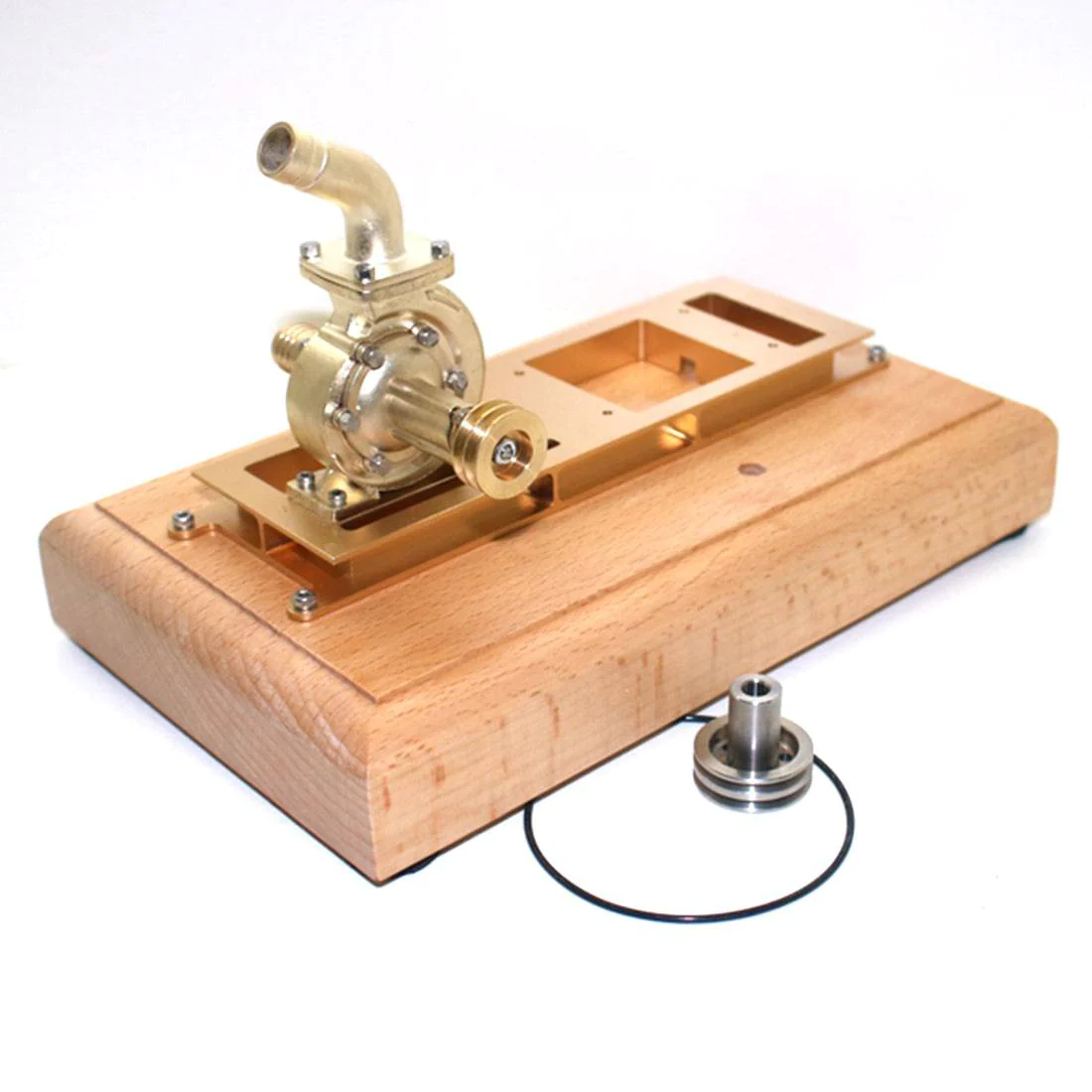 M16 Wooden Base with Water Pump Upgrade Kit for M16C Mini Vertical Gasoline Engine 4 M16 Wooden Base with Water Pump Upgrade Kit for M16C Mini Vertical Gasoline Engine - Image 4