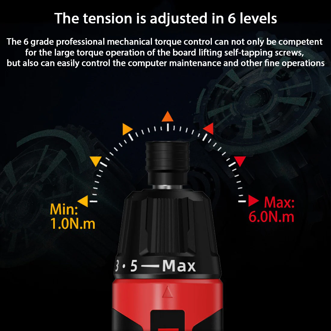 Portable Electric Torque Screwdriver Set For Model Engine Builders DIY Tools 7 Portable Electric Torque Screwdriver Set For Model Engine Builders DIY Tools - Image 7