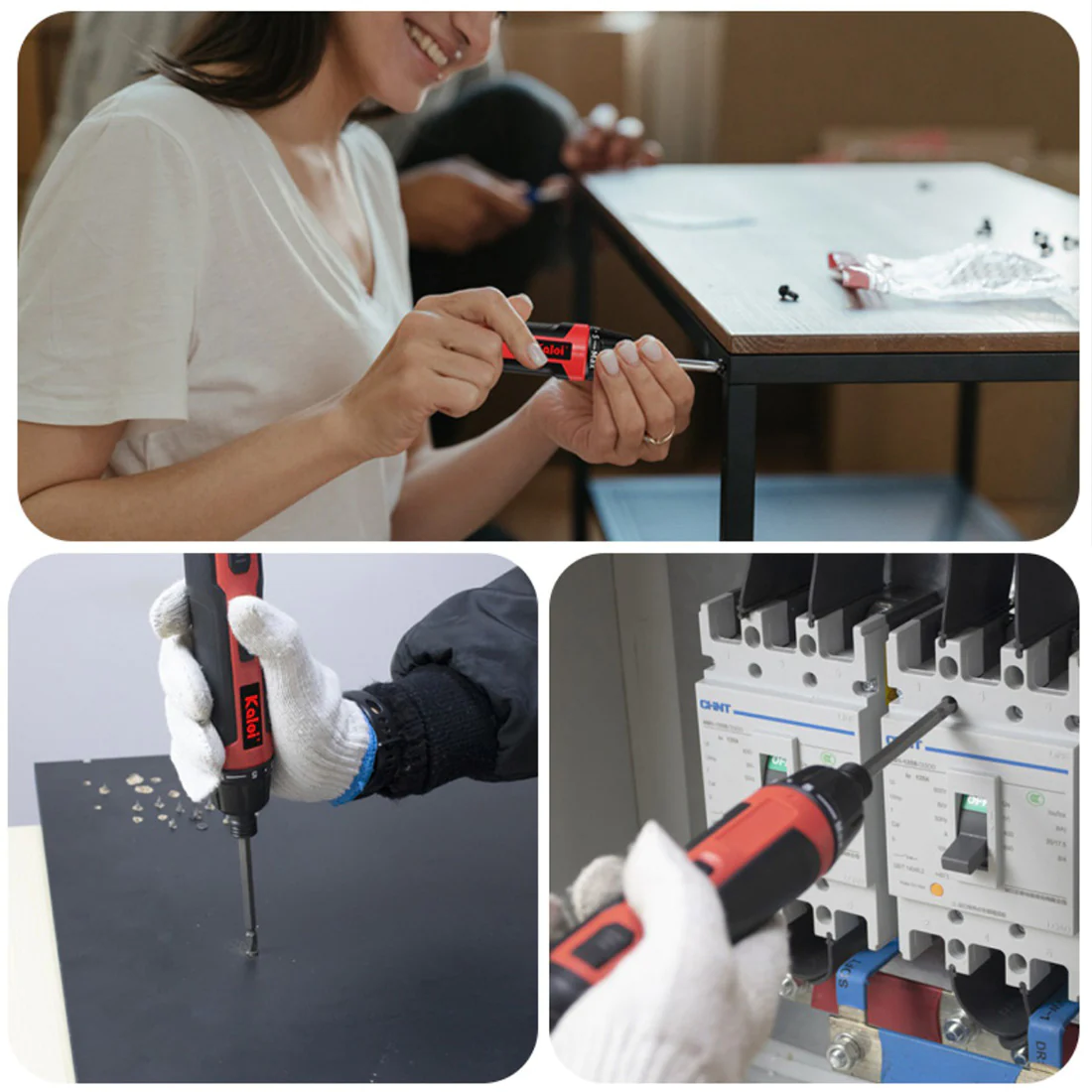 Portable Electric Torque Screwdriver Set For Model Engine Builders DIY Tools 4 Portable Electric Torque Screwdriver Set For Model Engine Builders DIY Tools - Image 4