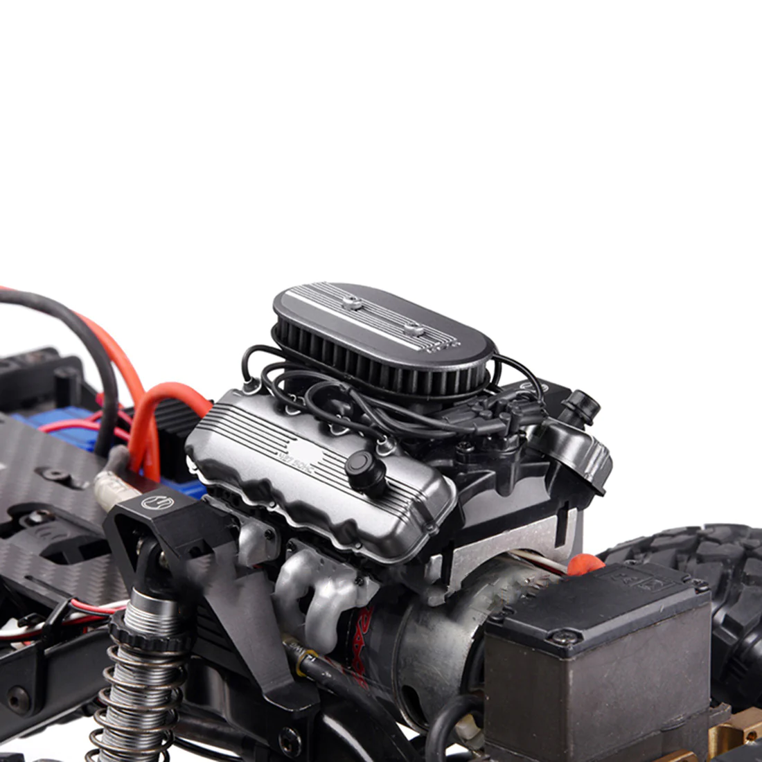 RC Car 1976 Model 1/10 Simulation SOHC V8 Scale Engine Kit GRC F76 5 RC Car 1976 Model 1/10 Simulation SOHC V8 Scale Engine Kit GRC F76 - Image 5