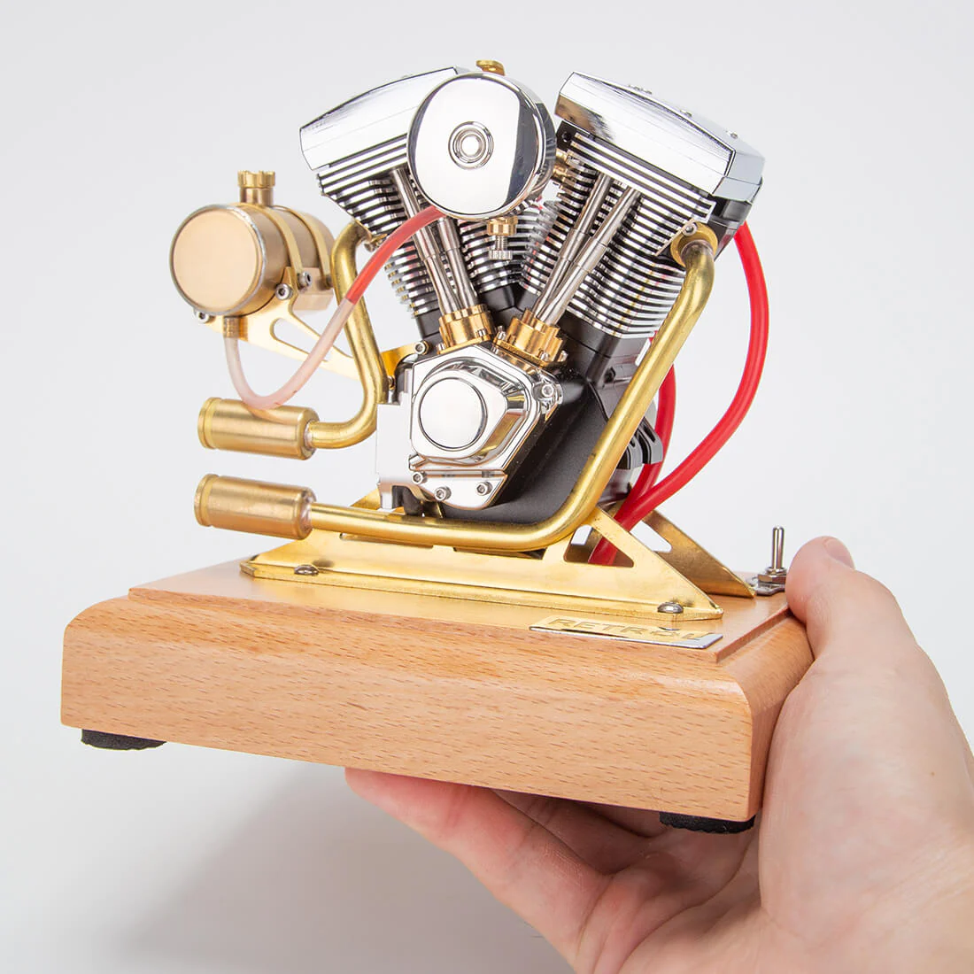 RETROL Evolution R33 V-twin 4.2CC OHV Four-stroke Motorcycle Gasoline Engine Model 9 RETROL Evolution R33 V-twin 4.2CC OHV Four-stroke Motorcycle Gasoline Engine Model - Image 9