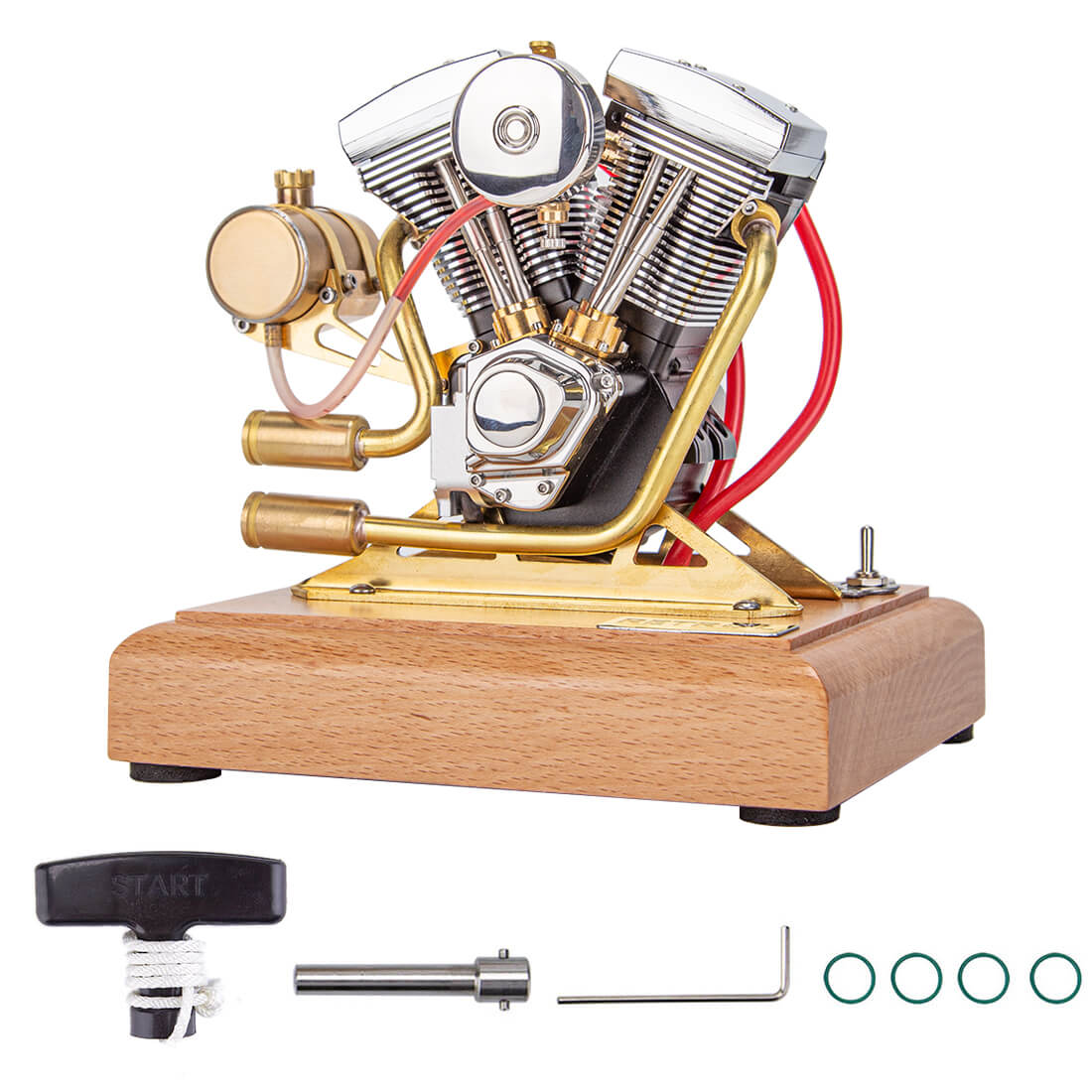 RETROL Evolution R33 V-twin 4.2CC OHV Four-stroke Motorcycle Gasoline Engine Model 1 RETROL Evolution R33 V-twin 4.2CC OHV Four-stroke Motorcycle Gasoline Engine Model