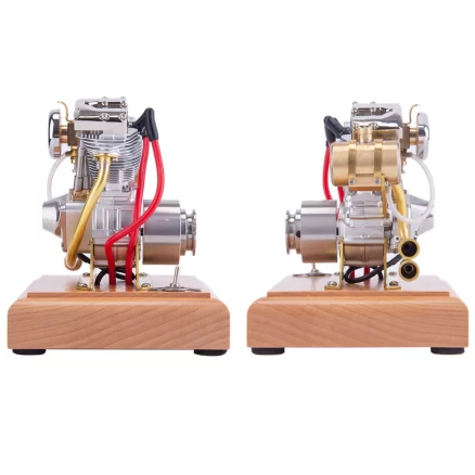 Retrol Gas 4.2CC OHV V-Twin Miniature Shovelhead 4.2CC OHV Four-stroke Internal Combustion Engine Model 4