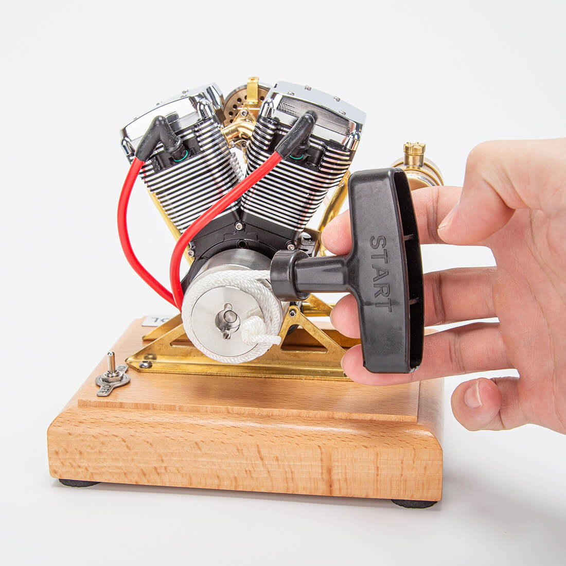 RETROL Evolution R33 V-twin 4.2CC OHV Four-stroke Motorcycle Gasoline Engine Model 12 RETROL Evolution R33 V-twin 4.2CC OHV Four-stroke Motorcycle Gasoline Engine Model - Image 12